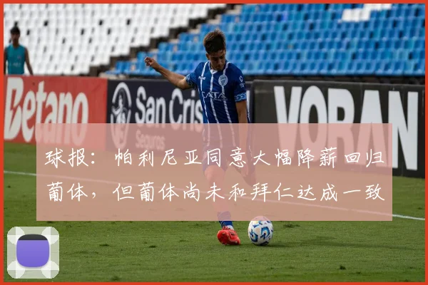 球报：帕利尼亚同意大幅降薪回归葡体，但葡体尚未和拜仁达成一致